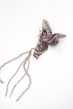Load image into Gallery viewer, Purple Butterfly Brooch with Tassel