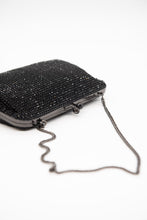 Load image into Gallery viewer, Crystal Mesh Clutch - Black