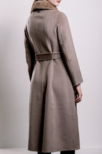 Load image into Gallery viewer, Demi-Couture Fur Trim Overcoat