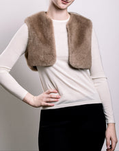 Load image into Gallery viewer, Demi-Couture Fur Trim Overcoat