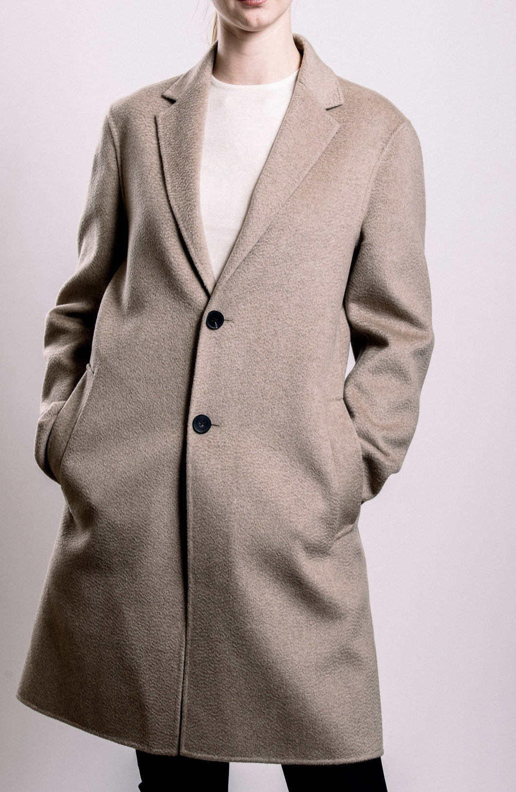 Demi-Couture Oversized Coat - Brown Melange