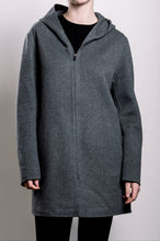 Load image into Gallery viewer, Demi-Couture Hooded Coat - Grey