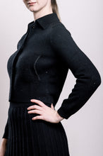 Load image into Gallery viewer, Cashmere &amp; Yarn Cropped Jacket