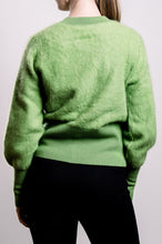 Load image into Gallery viewer, Cashmere &amp; Fox Cardigan - Green Apple - SOLD OUT