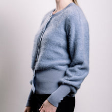 Load image into Gallery viewer, Cashmere &amp; Fox Cardigan - Seattle Sky