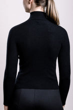 Load image into Gallery viewer, Cashmere Turtle Neck Sweater - Black