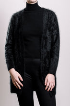 Load image into Gallery viewer, Cashmere French Cardigan - Black