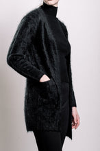 Load image into Gallery viewer, Cashmere French Cardigan - Black