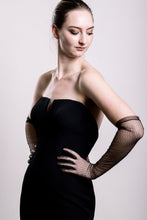 Load image into Gallery viewer, Sheer Opera Gloves - Black