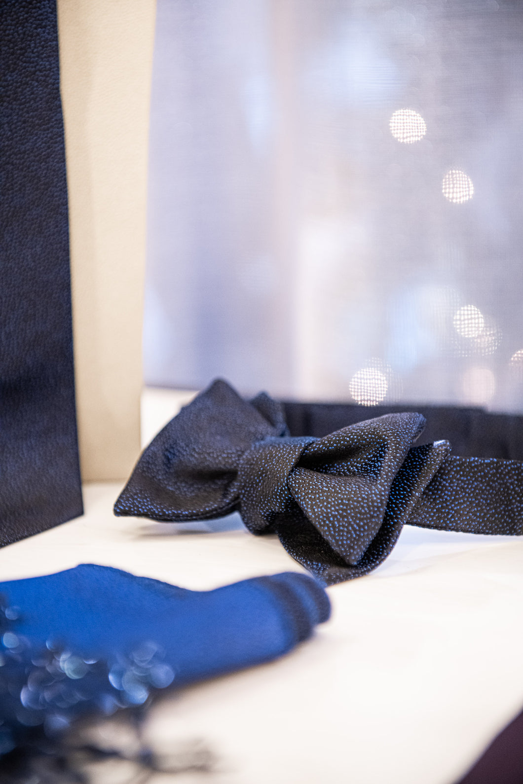 Blue Bow Tie