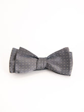 Load image into Gallery viewer, Silver Bow Tie