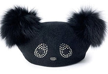 Load image into Gallery viewer, Wool Panda Hat