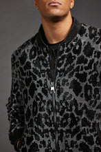 Load image into Gallery viewer, Men&#39;s Dazzling Crystal Bomber Jacket