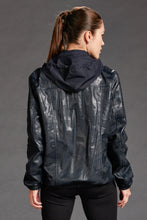 Load image into Gallery viewer, Reversible Camo Leather Bomber Jacket