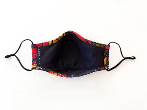 Monarch Orange Face Mask
