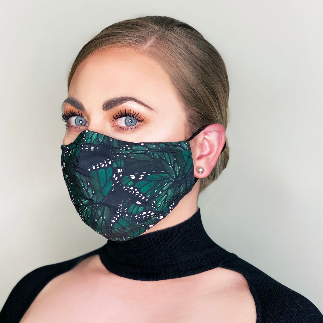 Monarch Camo Face Mask