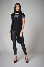 Load image into Gallery viewer, Black Sequined Scarf
