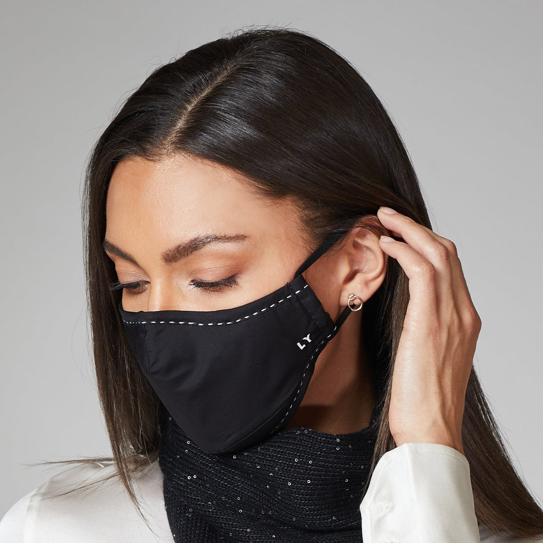 Tuxedo Black Face Mask