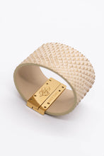 Load image into Gallery viewer, Ivory Python Bracelet
