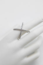 Load image into Gallery viewer, X Crystal Ring