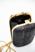 Load image into Gallery viewer, Arti Moda Pill Box Clutch - Black