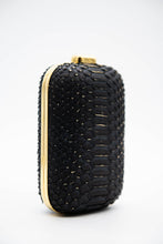 Load image into Gallery viewer, Arti Moda Pill Box Clutch - Black