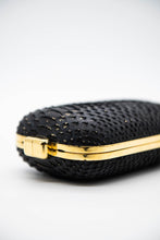 Load image into Gallery viewer, Arti Moda Pill Box Clutch - Black