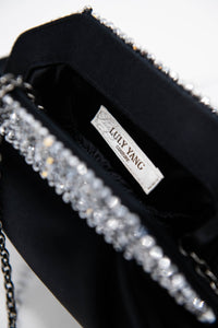 Black Satin Clutch