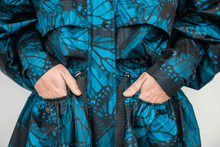 Load image into Gallery viewer, Peplum Monarch Rain Shell