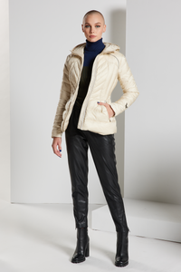 Cloud Goose Down Puffer Jacket - Almond
