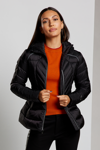 Cloud Goose Down Puffer Jacket - Black
