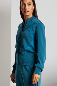 Everywhere Zip Up Jacket - Teal