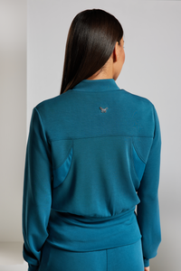 Everywhere Zip Up Jacket - Teal