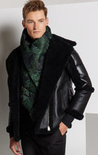 Load image into Gallery viewer, Urban Mixed Media Shearling Parka - Black