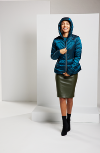 Cloud Goose Down Puffer Jacket - Teal