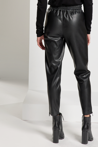 Jet Set Vegan Leather Jogger