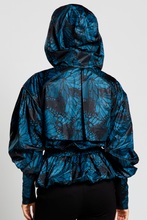 Load image into Gallery viewer, Peplum Monarch Rain Shell